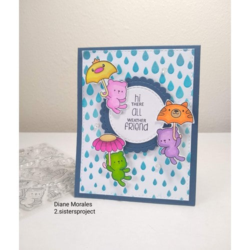 Simon Says Stamp! Clearly Besotted WHATEVER THE WEATHER FUN Clear Stamps