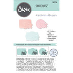Simon Says Stamp! Sizzix FLORAL LABEL Dies and Switchlits Embossing Folder 665736*