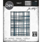 Simon Says Stamp! Tim Holtz Sizzix SIMPLE PLAID Thinlits Die 665856