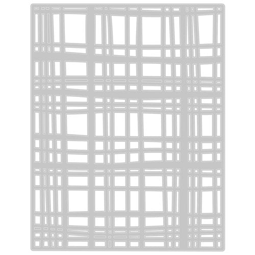 Simon Says Stamp! Tim Holtz Sizzix SIMPLE PLAID Thinlits Die 665856