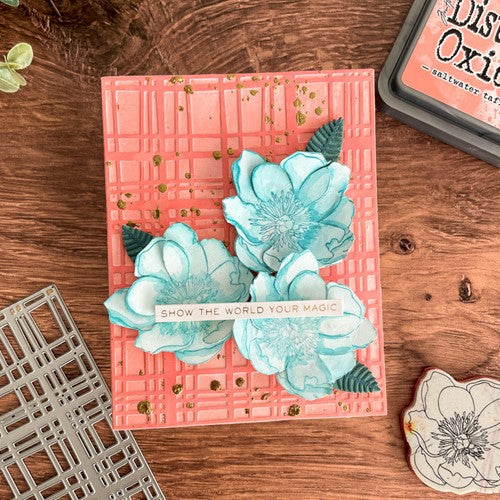 Simon Says Stamp! Tim Holtz Sizzix SIMPLE PLAID Thinlits Die 665856 | color-code:ALT5