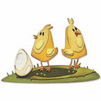 Simon Says Stamp! Tim Holtz Sizzix PAPERCUT CHICKS Colorize Thinlits Dies 665854