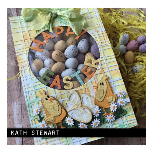 Simon Says Stamp! Tim Holtz Sizzix PAPERCUT CHICKS Colorize Thinlits Dies 665854