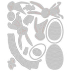 Simon Says Stamp! Tim Holtz Sizzix BUNNY GAMES Thinlits Dies 665850
