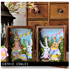 Simon Says Stamp! Tim Holtz Sizzix BUNNY GAMES Thinlits Dies 665850