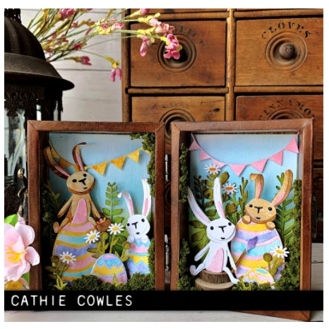 Simon Says Stamp! Tim Holtz Sizzix BUNNY GAMES Thinlits Dies 665850