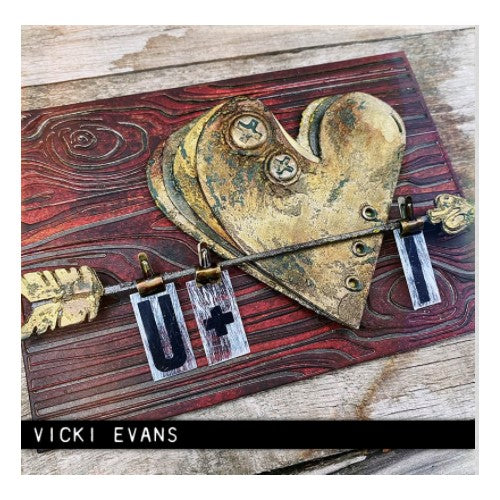 Simon Says Stamp! Tim Holtz Sizzix LOVESTRUCK Colorize Thinlits Dies 665852