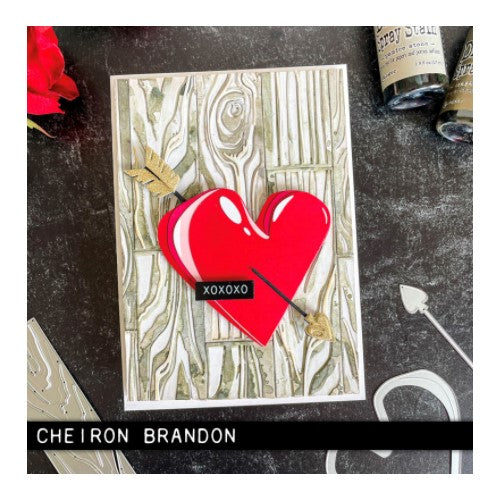 Simon Says Stamp! Tim Holtz Sizzix WOODGRAIN Colorize Thinlits Dies 665860