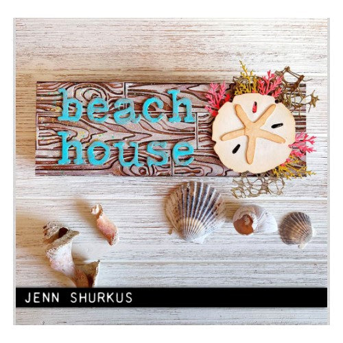 Simon Says Stamp! Tim Holtz Sizzix WOODGRAIN Colorize Thinlits Dies 665860