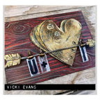 Simon Says Stamp! Tim Holtz Sizzix WOODGRAIN Colorize Thinlits Dies 665860