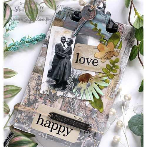Simon Says Stamp! Tim Holtz Sizzix DAMASK 3D Texture Fades Embossing Folder 665733 | color-code:ALT6