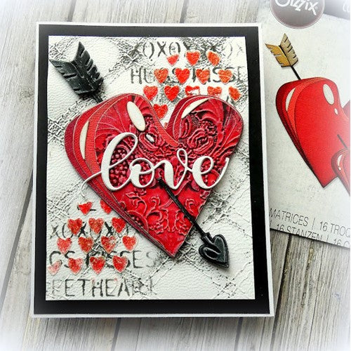 Sizzix 3-D Texture Fades Embossing Folder - Engraved by Tim Holtz