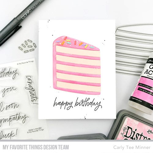 Simon Says Stamp! My Favorite Things ALL-OCCASION SCRIPTED GREETINGS Clear Stamps cs656 | color-code:ALT1