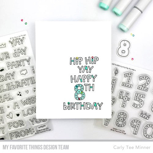 Simon Says Stamp! My Favorite Things HIP HIP YAY DAY Clear Stamps mstn005* | color-code:ALT1