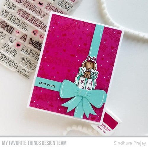 Simon Says Stamp! My Favorite Things ITCHING TO TELL YOU HAPPY BIRTHDAY Clear Stamps ram028 | color-code:ALT3
