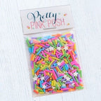 Simon Says Stamp! Pretty Pink Posh RAINBOW SPRINKLES Clay Embellishments