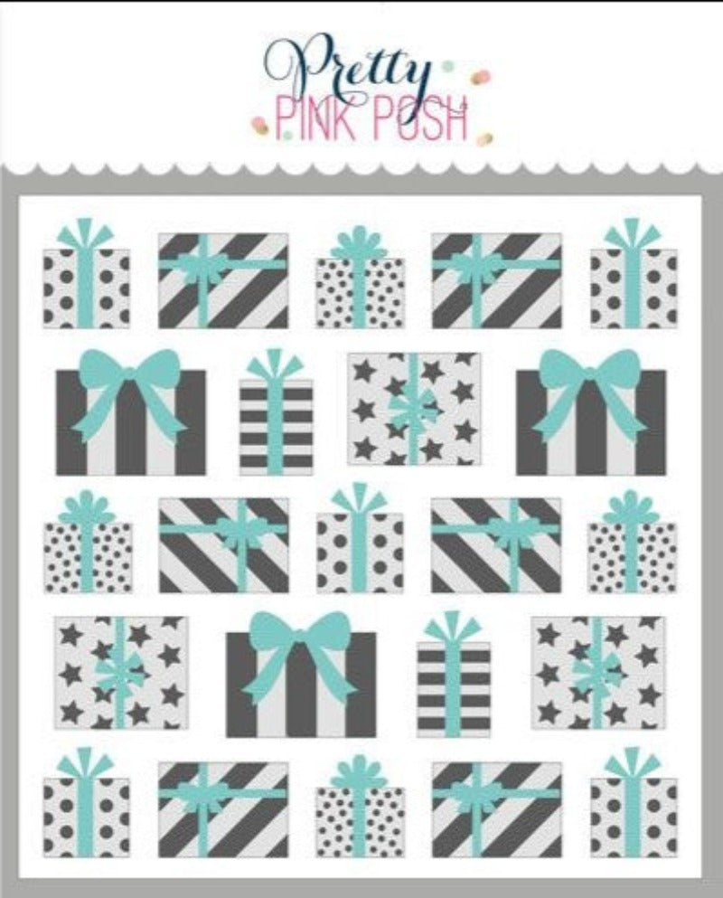 Simon Says Stamp! Pretty Pink Posh LAYERED PRESENTS Stencils color detail