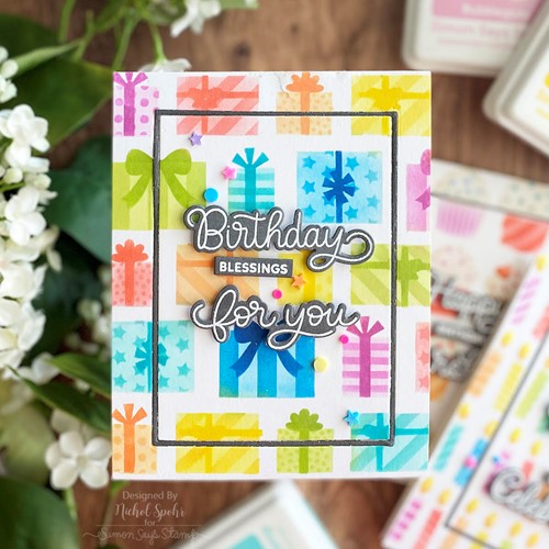 Simon Says Stamp! Pretty Pink Posh LAYERED PRESENTS Stencils | color-code:ALT2