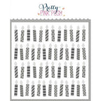 Simon Says Stamp! Pretty Pink Posh LAYERED CANDLES Stencils