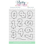 Simon Says Stamp! Pretty Pink Posh BALLOON NUMBERS Clear Stamps