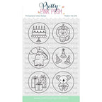 Simon Says Stamp! Pretty Pink Posh BIRTHDAY CIRCLES Clear Stamps*