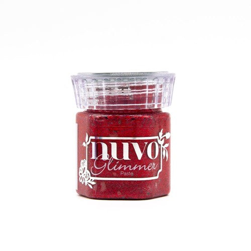Simon Says Stamp! Tonic SCEPTRE RED Nuvo Glimmer Paste 1550n