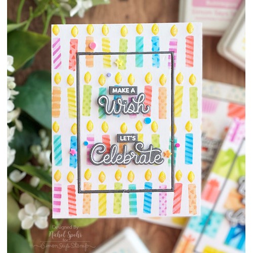 Simon Says Stamp! Pretty Pink Posh BIRTHDAY SCRIPTS Clear Stamps | color-code:ALT1