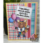 Simon Says Stamp! Riley and Company Funny Bones WITHOUT A CELL PHONE Cling Rubber Stamp RWD-985