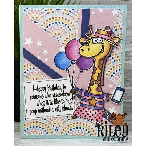 Simon Says Stamp! Riley and Company Funny Bones WITHOUT A CELL PHONE Cling Rubber Stamp RWD-985