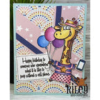 Simon Says Stamp! Riley and Company Funny Bones WITHOUT A CELL PHONE Cling Rubber Stamp RWD-985