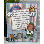 Simon Says Stamp! Riley and Company Funny Bones FROGS IN YOUR UNDERPANTS Cling Rubber Stamp RWD-994