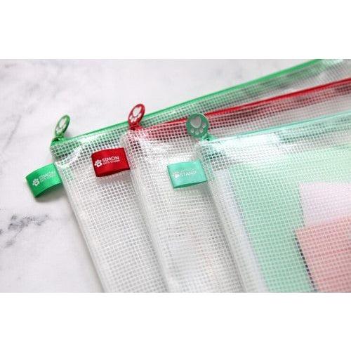 Simon Says Stamp! Simon Says Stamp LUCKY Green MESH ZIPPER BAG st0059 | color-code:ALT0