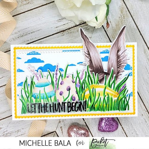 Simon Says Stamp! Picket Fence Studios HIPPITY HOPPITY TO ALL Clear Stamps e101