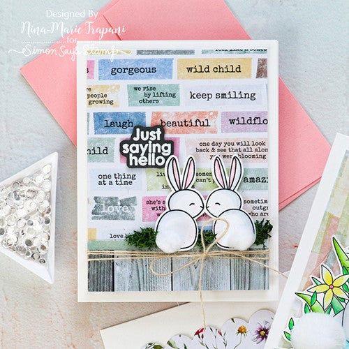 Simon Says Stamp! Simon Says Clear Stamps HOPPY DAYS AHEAD sss202389c | color-code:ALT2