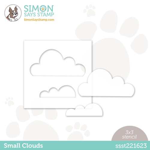 Simon Says Stamp! Simon Says Stamp Stencil MINI CLOUDS and Masks ssst221623
