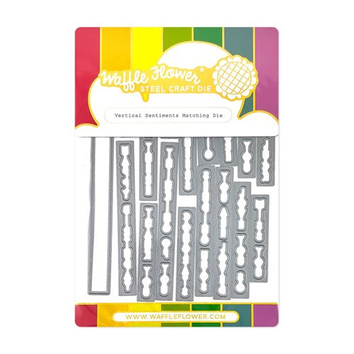 Simon Says Stamp! Waffle Flower VERTICAL SENTIMENTS Dies 420982*