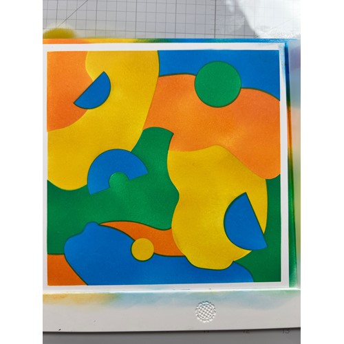 Simon Says Stamp! Waffle Flower ABSTRACT STENCIL QUAD 420983*