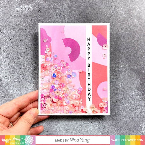 Simon Says Stamp! Waffle Flower ABSTRACT STENCIL QUAD 420983*