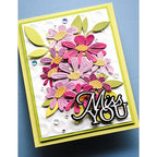 Simon Says Stamp! Memory Box MISS YOU POSH SCRIPT Dies 94589