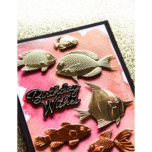 Simon Says Stamp! Memory Box RAINBOW REFLECTIONS MIRROR 6x6 Paper Pack fp1003