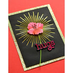 Simon Says Stamp! Memory Box BLACK GLOSSY 8.5x11 Paper Pack sh44004