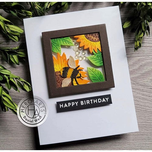 Simon Says Stamp! Hero Arts Dies LOOKING GLASS CIRCLE AND SQUARE FRAMES DF017