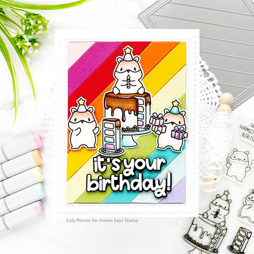 Simon Says Stamp! Mama Elephant Clear Stamps CELEBRATION HAMSTERS | color-code:ALT1