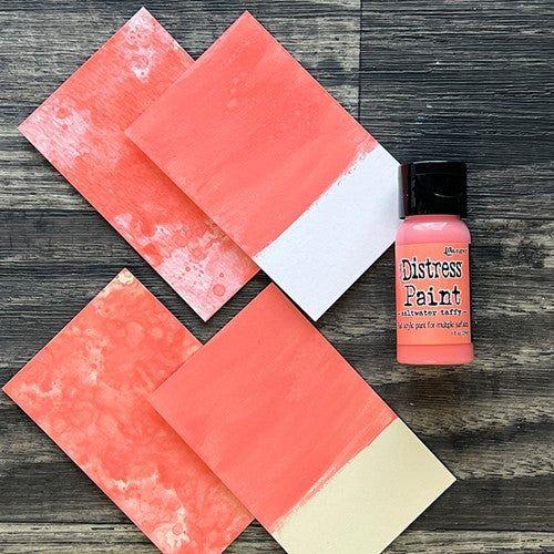 Simon Says Stamp! Tim Holtz Flip Top Distress Paint SALTWATER TAFFY Ranger tdf79569 Color Swatches