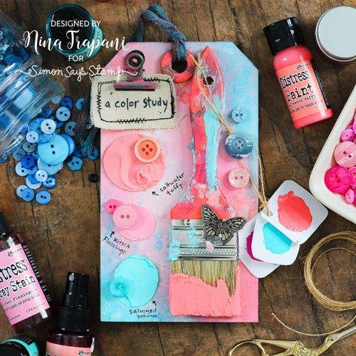 Simon Says Stamp! Tim Holtz Flip Top Distress Paint SALTWATER TAFFY Ranger tdf79569 | color-code:ALT08