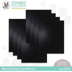 Simon Says Stamp! Simon Says Stamp Cardstock BLACK GLOSSY ssp1009