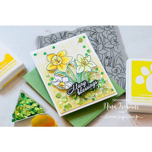 Simon Says Stamp! Simon Says Stamp Sequins FOUR LEAF CLOVER 0222flc | color-code:ALT0