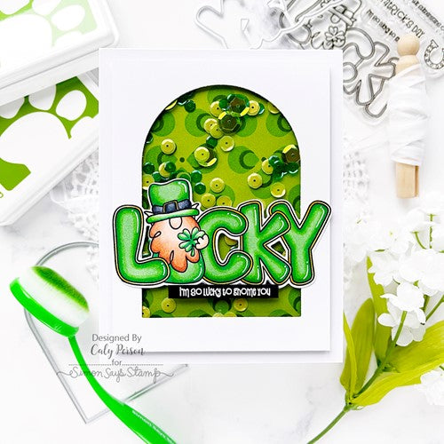 Simon Says Stamp! Simon Says Stamp Sequins FOUR LEAF CLOVER 0222flc | color-code:ALT2