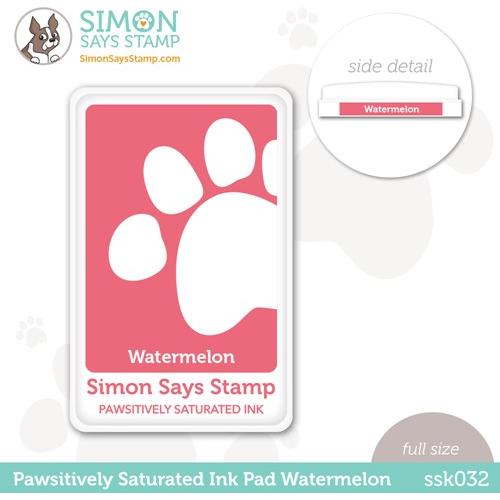 Simon Says Stamp! Simon Says Stamp Pawsitively Saturated Ink Pad WATERMELON ssk032