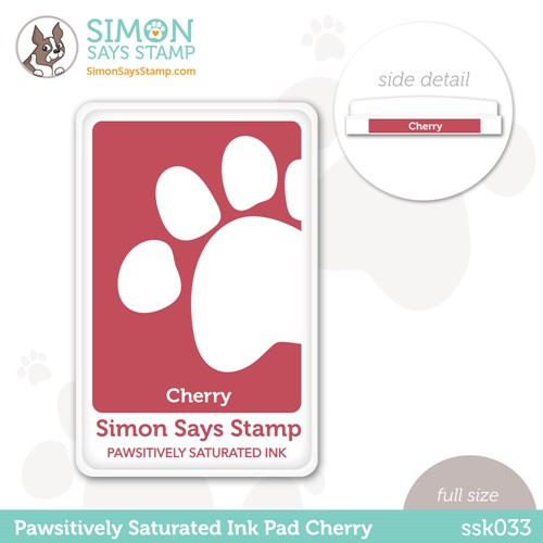 Simon Says Stamp! Simon Says Stamp Pawsitively Saturated Ink Pad CHERRY ssk033